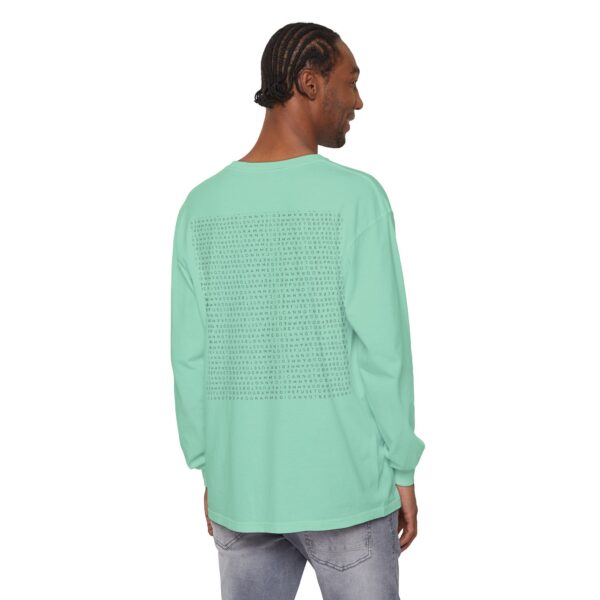 Save the Planet with I Refuse to be Programmed Monogram Long-Sleeve Cotton Shirt for Men