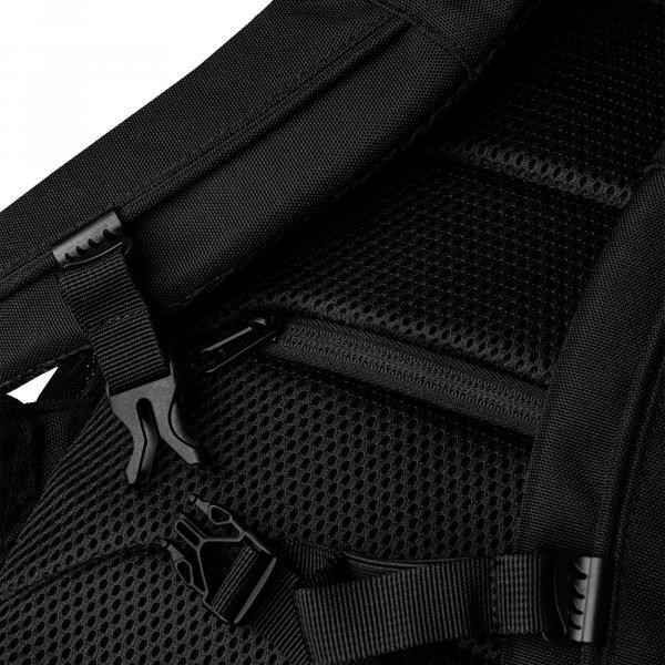 Refuse the Program Abstract Purple and Gold with Gold IR2BP Monogram Utility Backpack