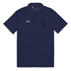 under armour womens polo shirt navy front 695b45922c7be