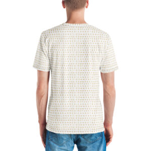 Men's I Refuse to be Programmed Gold Monogram Crew Neck T-Shirt - Image 4