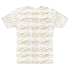 Men's I Refuse to be Programmed Gold Monogram Crew Neck T-Shirt - Image 3