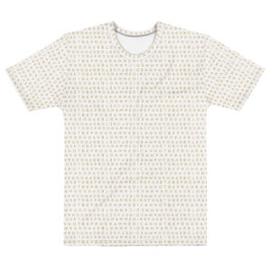 Men's I Refuse to be Programmed Gold Monogram Crew Neck T-Shirt - Image 2