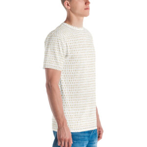 Men's I Refuse to be Programmed Gold Monogram Crew Neck T-Shirt - Image 5
