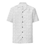 all over print unisex button shirt white front 69e078439746d