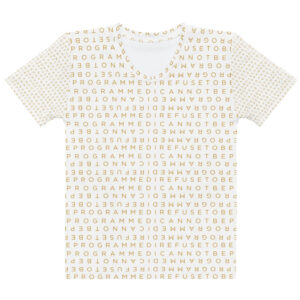 all over print womens cotton crew neck t shirt white front 69d8802467d19
